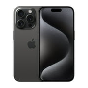 Straight Talk Apple iPhone 15 Pro, 512GB, Black - Prepaid Smartphone