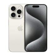 Straight Talk Apple iPhone 15 Pro, 512GB, White - Prepaid Smartphone