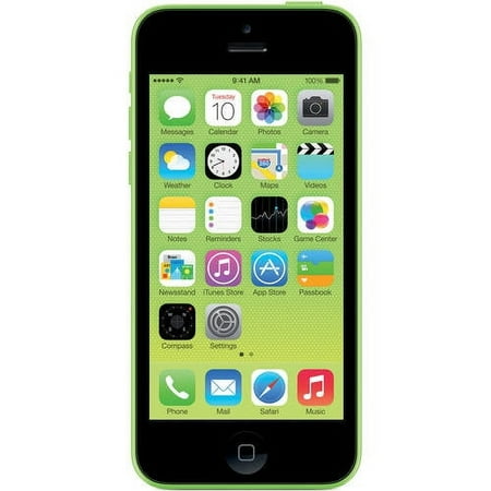 Pre-Owned Straight Talk Apple iPhone 5C 16GB LTE Prepaid Smartphone with 30-day $45 Service Plan (Good)