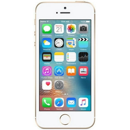 Straight Talk Apple iPhone SE 16GB Prepaid Smartphone, Gold