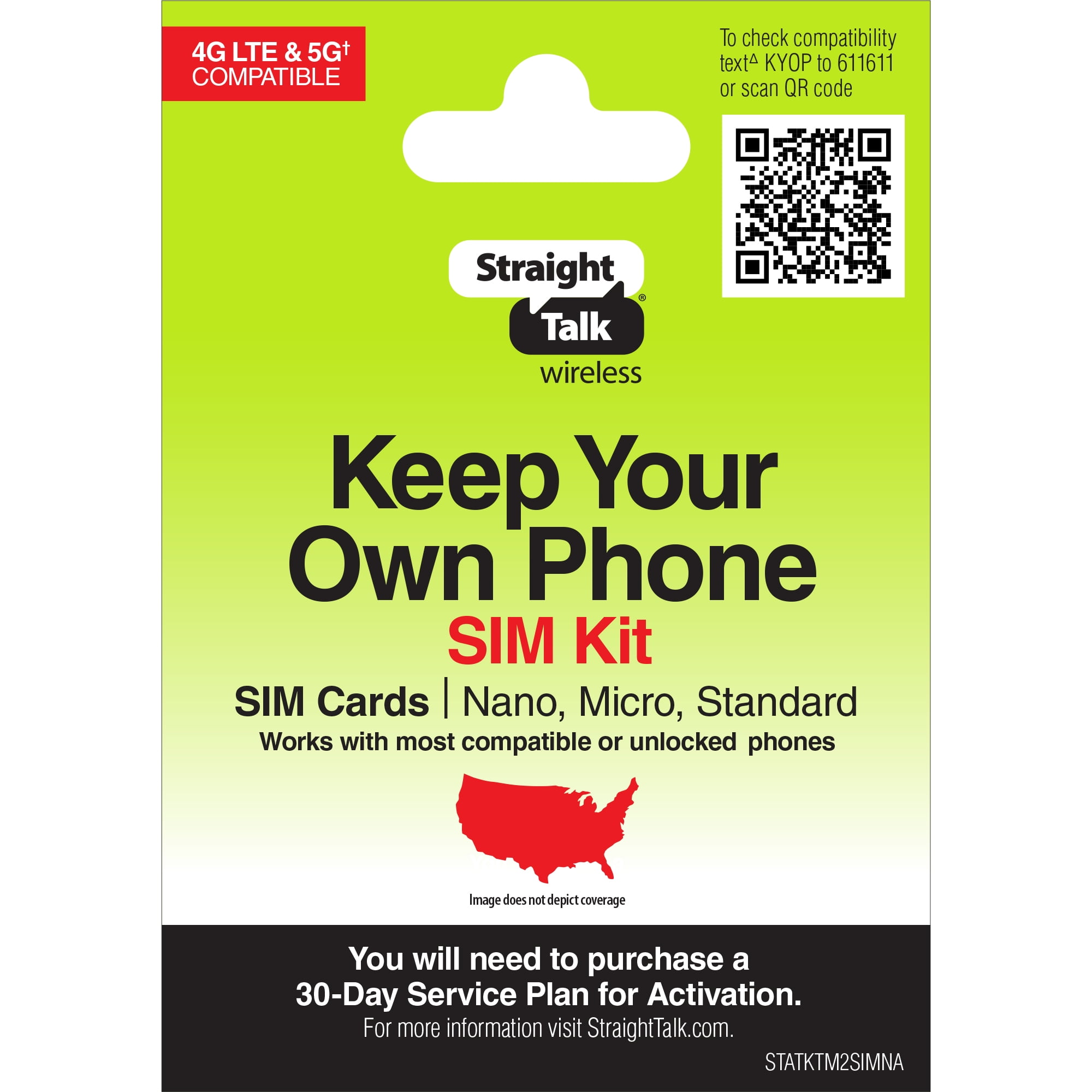 Keep Your Own Phone Sim Kit - Verizon