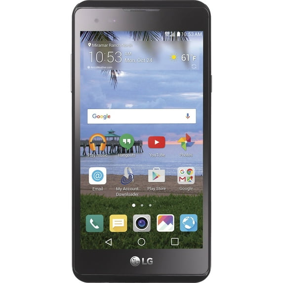 Straight Talk LG X Style 8GB Prepaid Smartphone, Black