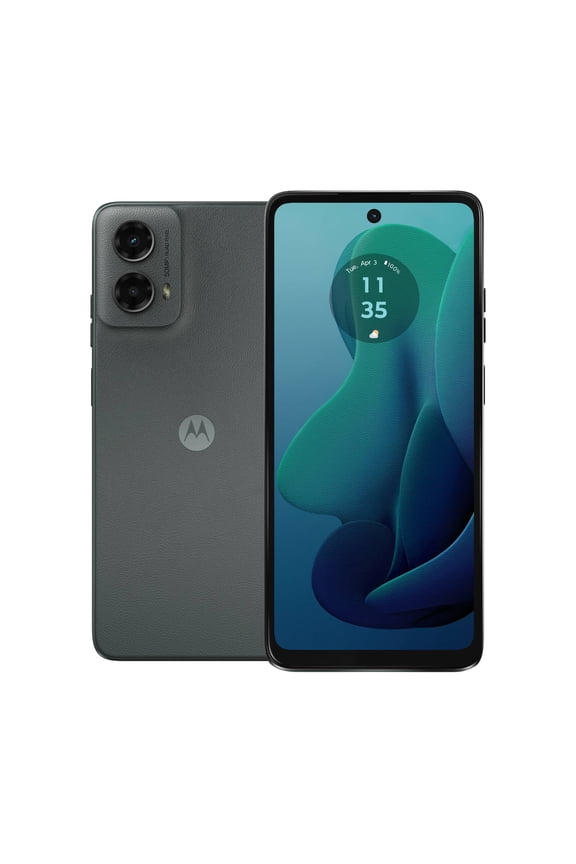 Straight Talk Moto G 5G 2024, 64GB, Gray - Prepaid Smartphone [Locked to Straight Talk]