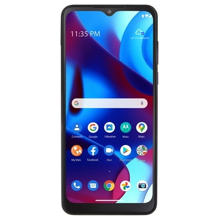 Straight Talk Motorola Moto G Pure (2021), 32GB, Blue- Prepaid Smartphone [Locked to Straight Talk]