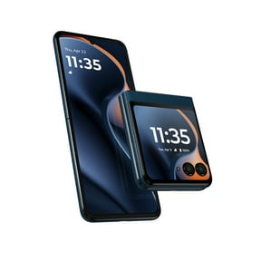 Straight Talk Motorola Moto Razr 2025, 5G, 256GB, Blue - Prepaid Smartphone [Locked to Straight Talk]