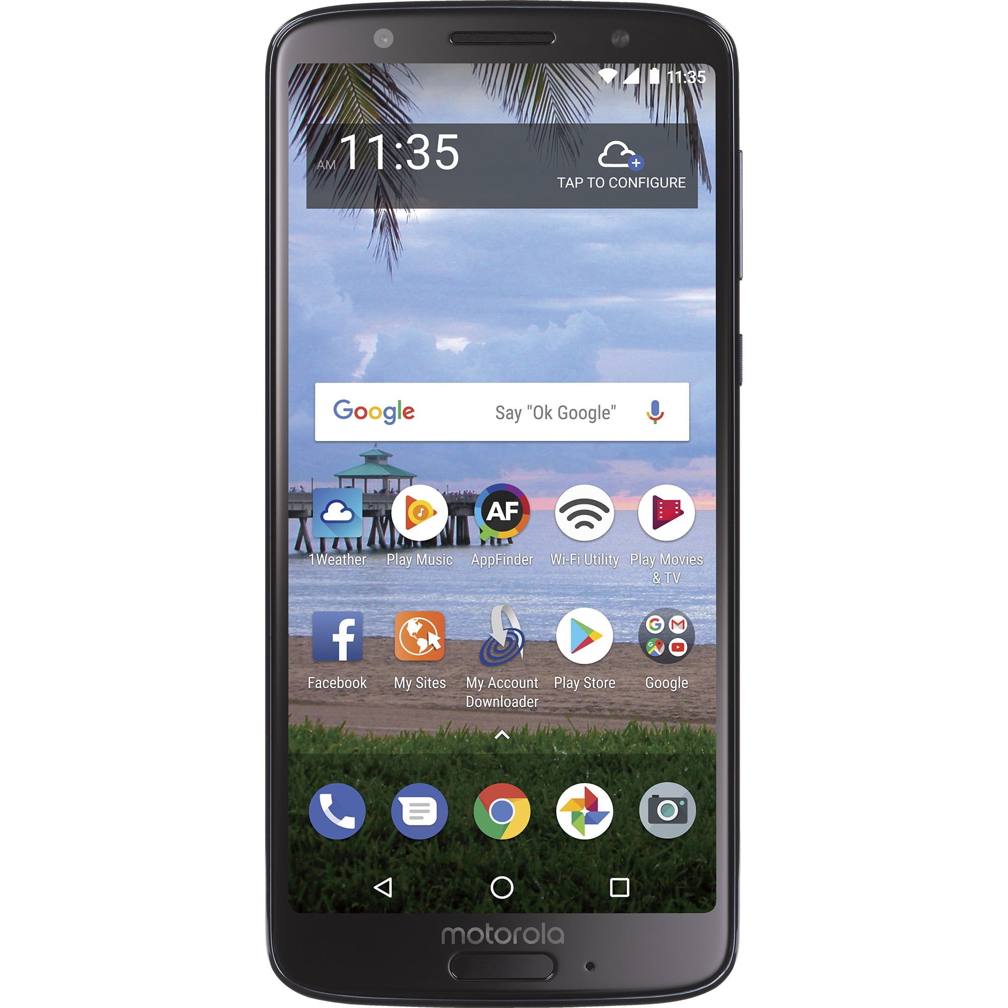 Motorola Moto G6 Straight Talk Prepaid Smartphone, 32GB, 5.7