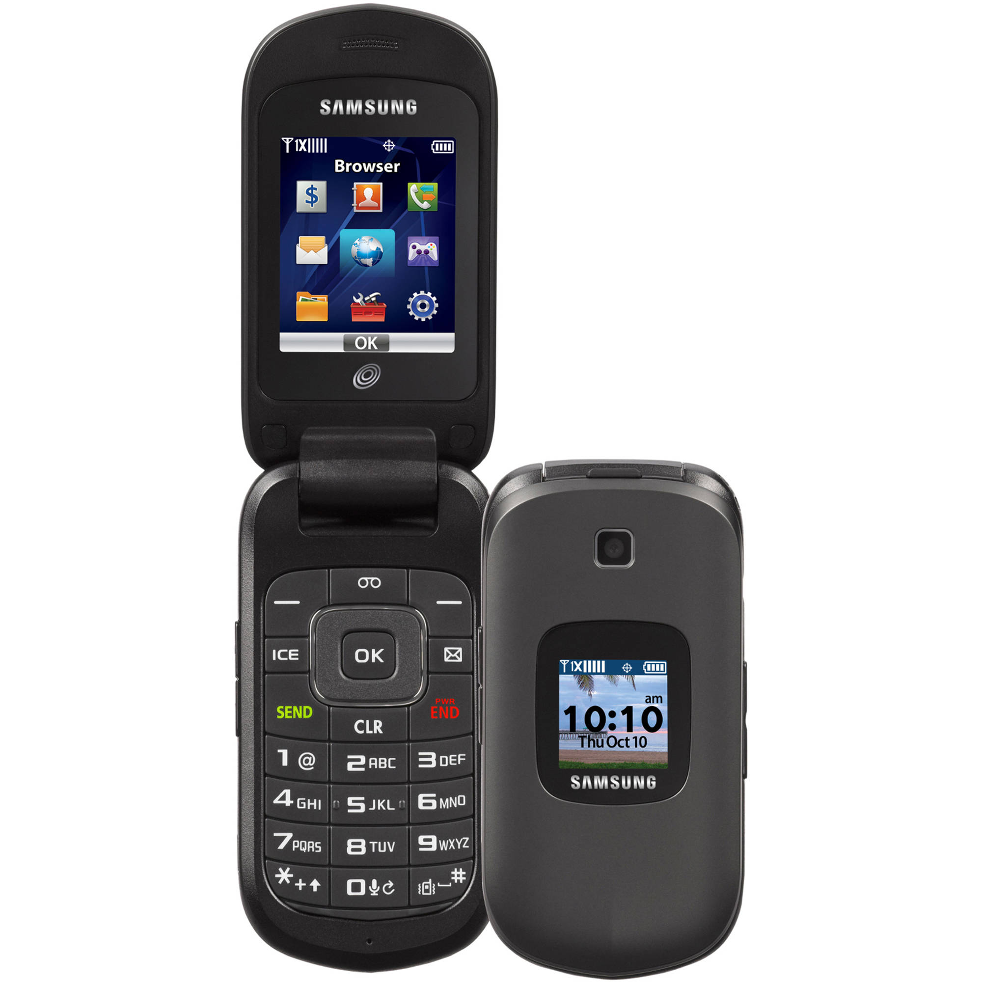 Straight Talk SAMSUNG 6336C, 32MB Black - Prepaid Smartphone - image 1 of 5