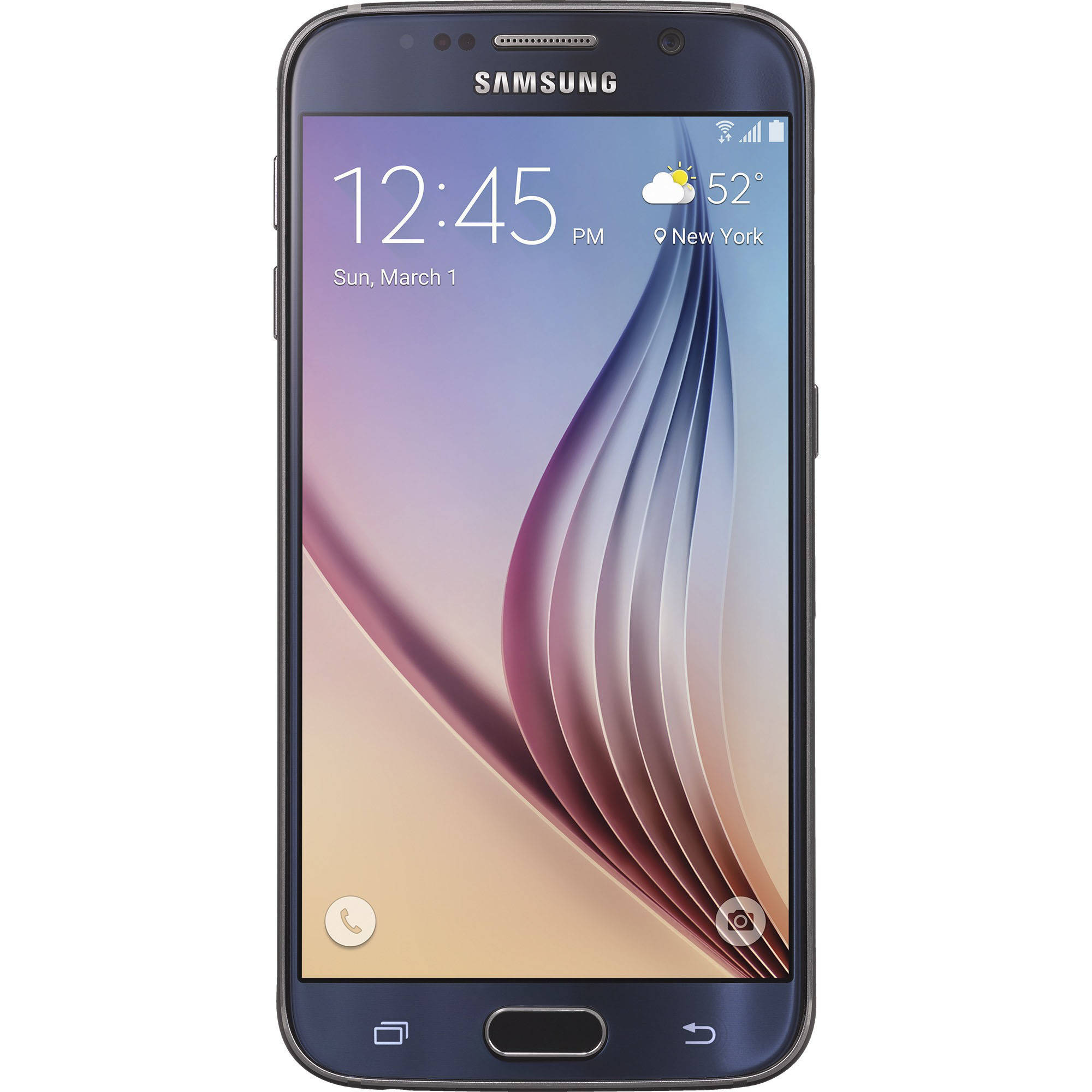 Straight Talk Samsung Galaxy S6 32 GB Prepaid Smartphone, Blue - image 1 of 6