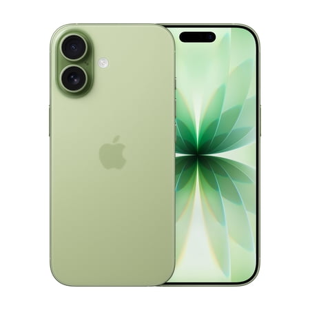 Straight Talk Apple iPhone 17, 5G, 256GB, Sage - Prepaid Smartphone [Locked to Straight Talk]