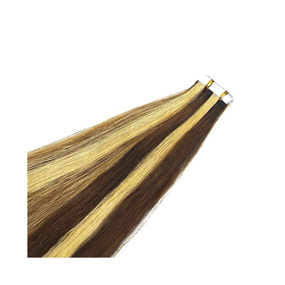 Straight Tape In Hair Extensions Seamless Skin Human Hair Tape Ins Hair ...