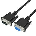 Straight Through DB9 RS232 Serial Cable Pure Copper Conductor-female To ...