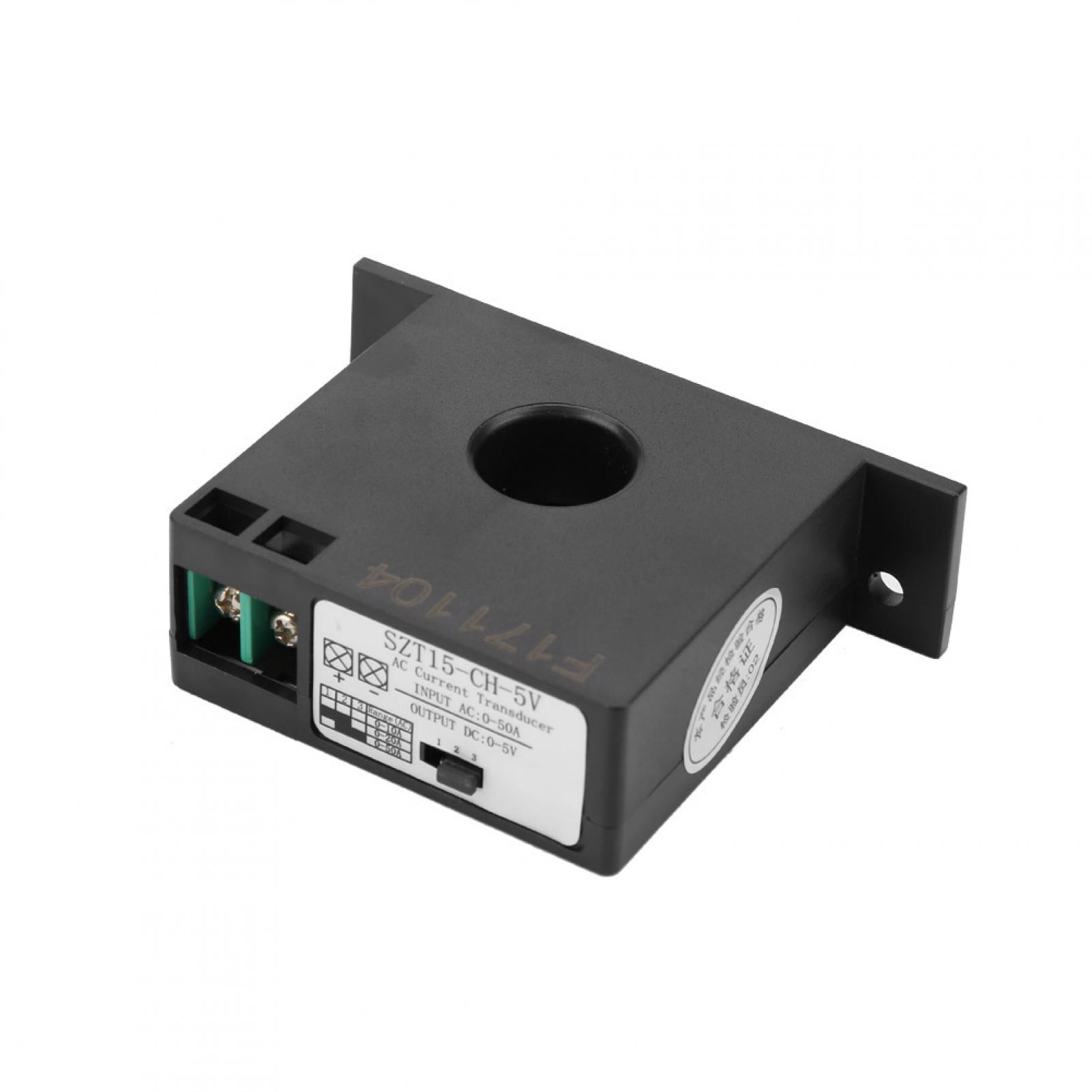 StraightThrough Structure SelfPowered Current Transmitter, 05V DC AC Current Transmitter