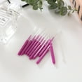 Straight Toothbrush Pushpull Stainless Steel Wire Cleaning Toothbrush