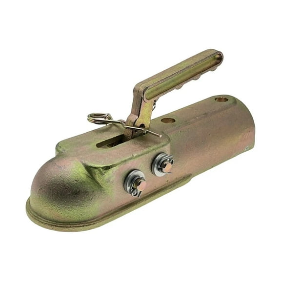 Straight Trailer Coupler Components 2.17 Inch Channel Trailer Hitch Ball Coupler For Towing RV Vehicle Repair Parts ,Easy to Install