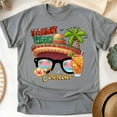 thumbnail image 1 of Straight Trippin Cancun T-Shirt, Unisex Vacation Graphic Tee, Graphite Heather, Size L, 1 of 6