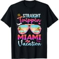 thumbnail image 1 of Straight Trippin Miami 2024 Beach Summer Vacation Trip T-Shirt mens t shirt，black，women，funny，misfits，men，journey, 1 of 4