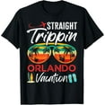 thumbnail image 1 of Straight Trippin Orlando Couples Family Vacation Group Trip T-Shirt mens t shirt，black，women，funny，misfits，men，journey, 1 of 4