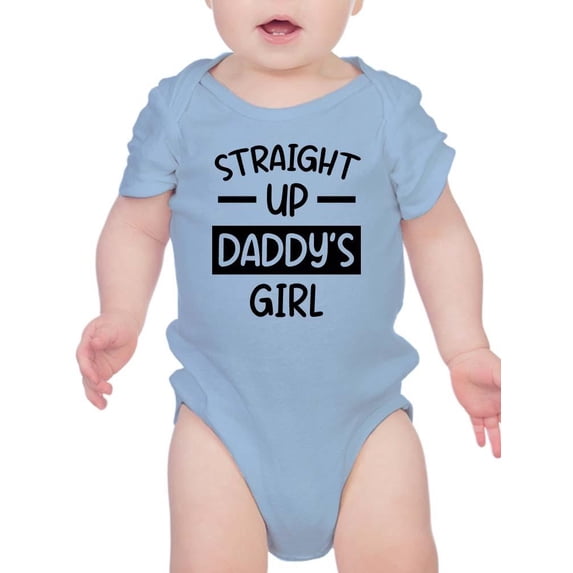 Straight Up Daddy's Girl Bodysuit Infant -Smartprints Designs, 24 Months