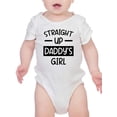 thumbnail image 1 of Straight Up Daddy's Girl Bodysuit Infant -Smartprints Designs,  Newborn, 1 of 4