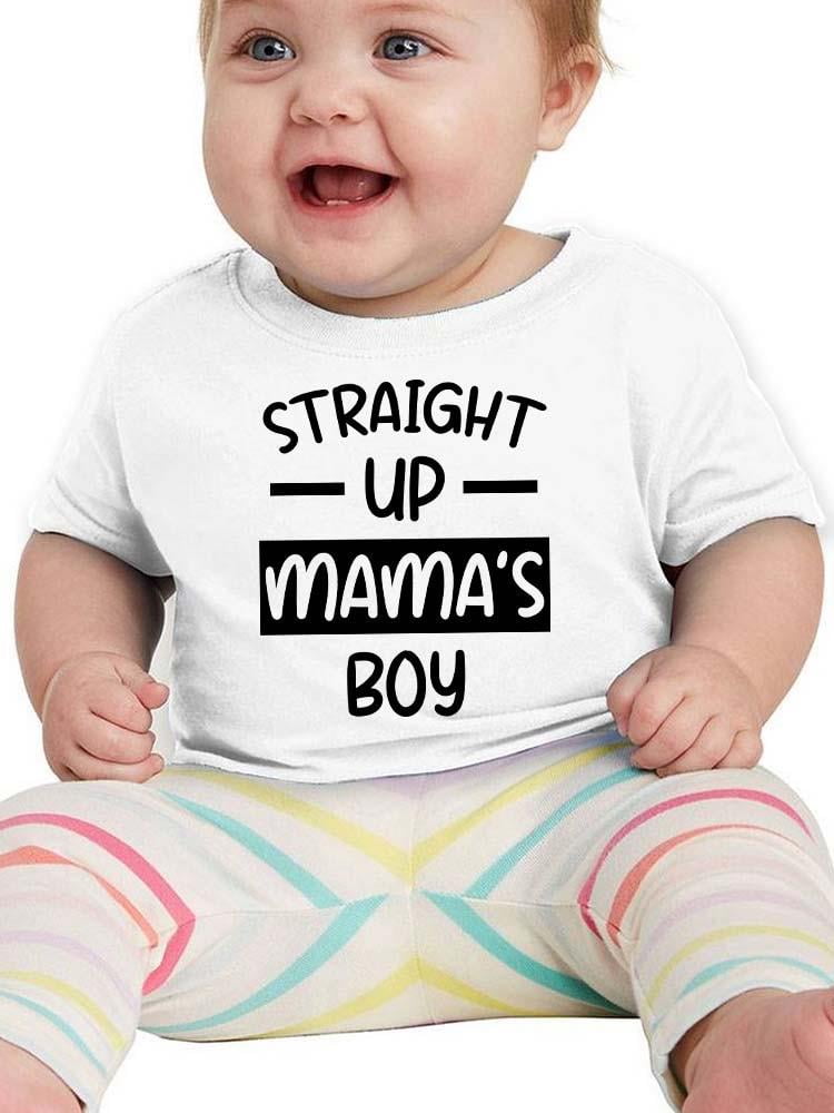 Straight Up Mama's Boy T-Shirt Infant -Smartprints Designs, 18