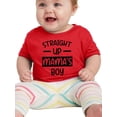 thumbnail image 1 of Straight Up Mama's Boy T-Shirt Infant -Smartprints Designs,  18 Months, 1 of 4