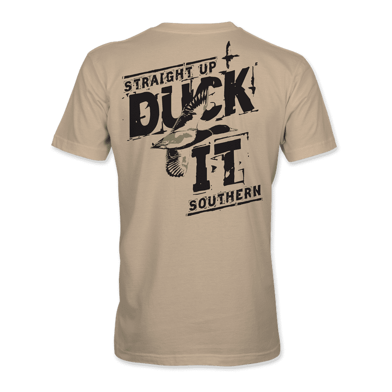 Straight Up Southern Mens Duck It Duck Hunting Short Sleeve T 