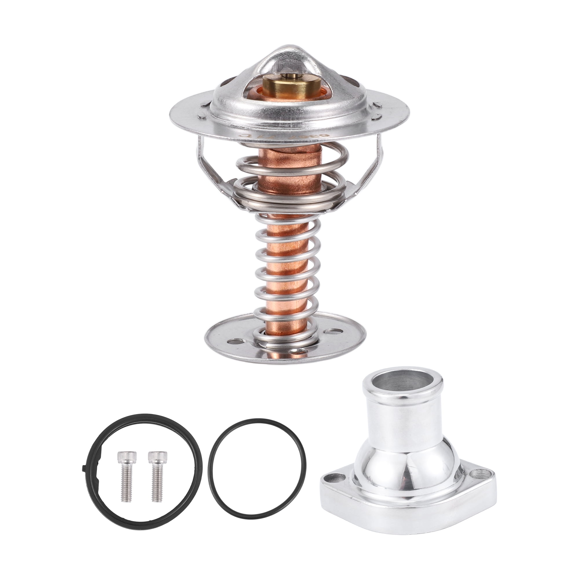 TBAPFS 45° Swivel Water Neck Aluminum Polished Thermostat