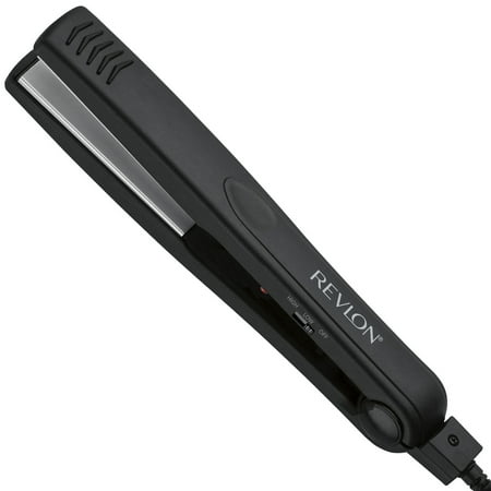 Revlon Essentials Ceramic 1" Flat Iron, Black