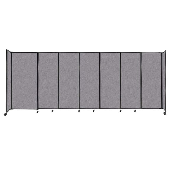 StraightWall® Sliding Portable Partition 187"Wx1"Dx72"H