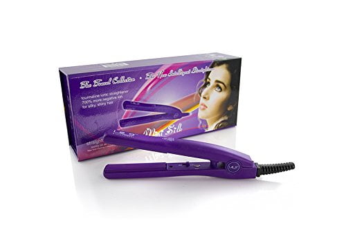 ISO BEAUTY Straightening Flat Iron Mini Silk - Purple