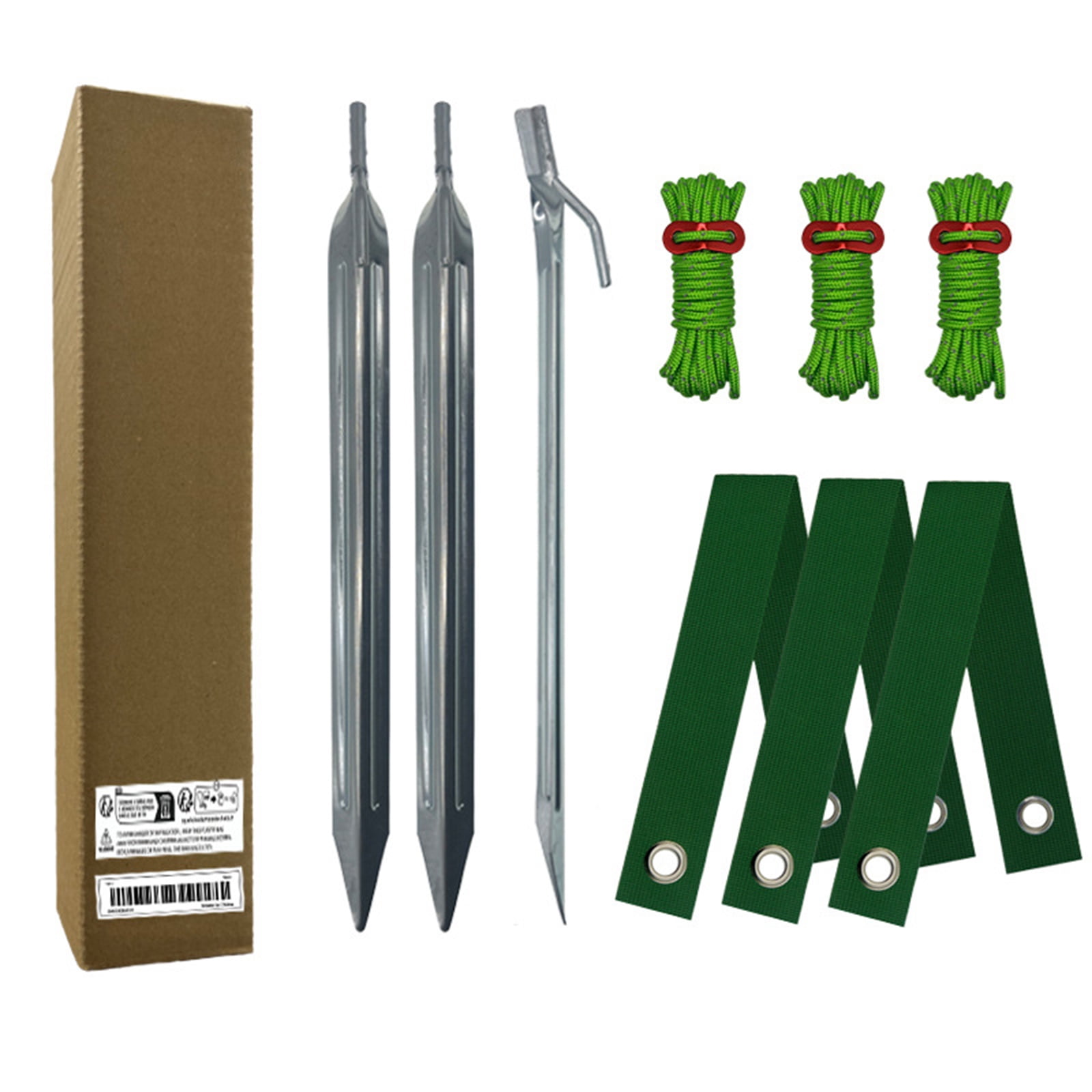 Straightening Leaning Stakes Supports with Strap for Newly Planted ...