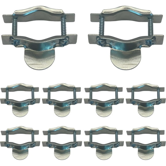 Strain Relief Clamp for Dryer Cord. Keep The Connection Solid and Protect The Cord Against Damage Caused by Pulling, Sideways and Stretching motions, 10 Pack