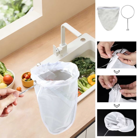 Strainer with Handle,Reusable Mesh Strainer for Kitchen,Strainers Fine Mesh,Detachable Colander for Easy Cleaning for Fruit Pulp Yogurt, Strainer with Steel
