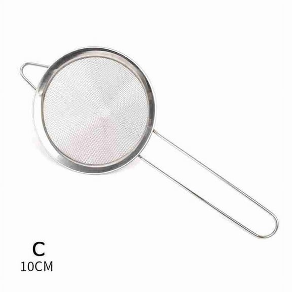 Strainer Steel Mesh Colander Set Food Tea Small Sieve NEW X5X3 F6X8 .Pro New ◇. B3R4