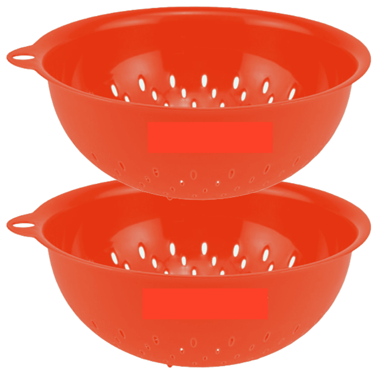 Red plastic colander deals