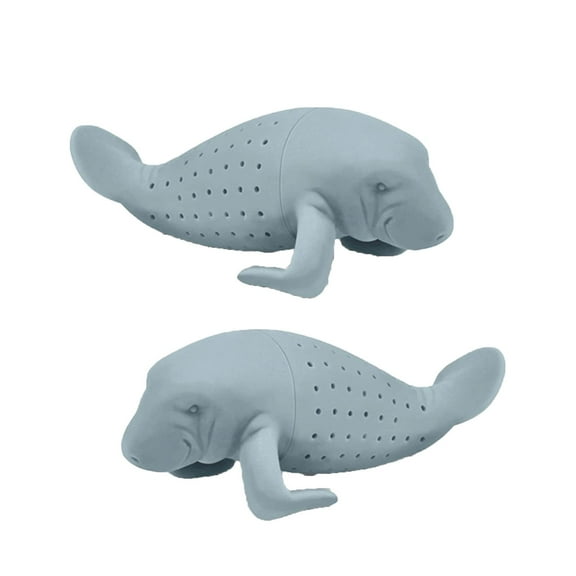 Strainer for Tea Infusion Set – Reusable Silicone Tea Infuser for Loose Leaf Tea Teas Flower Tea Steeper Tea Bags Alternative for Tea Lovers 2PCS