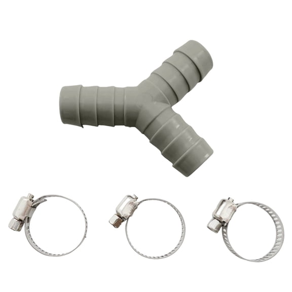 Strainers Filtering Net for Drain Hose Y Type Reducer Connector and Three Way Adapter for Washing Machine Drain System