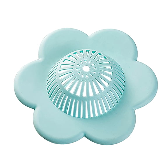 Strainers With Suction Cup for Floor Cover Bathroom Drain Hair and Debris Kitchen Debris and Food Cleaner, 5.12 in, Green