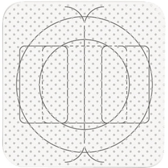 Strait-Flex Perma-Patch Drywall Patch Kit - Waterproof - 50 Pack, 8" x 8"