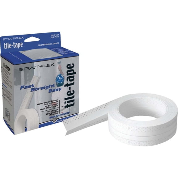 Strait Flex Tile-Tape 2-1/4 In. x 100 Ft. Cement Board Tape T-100-12