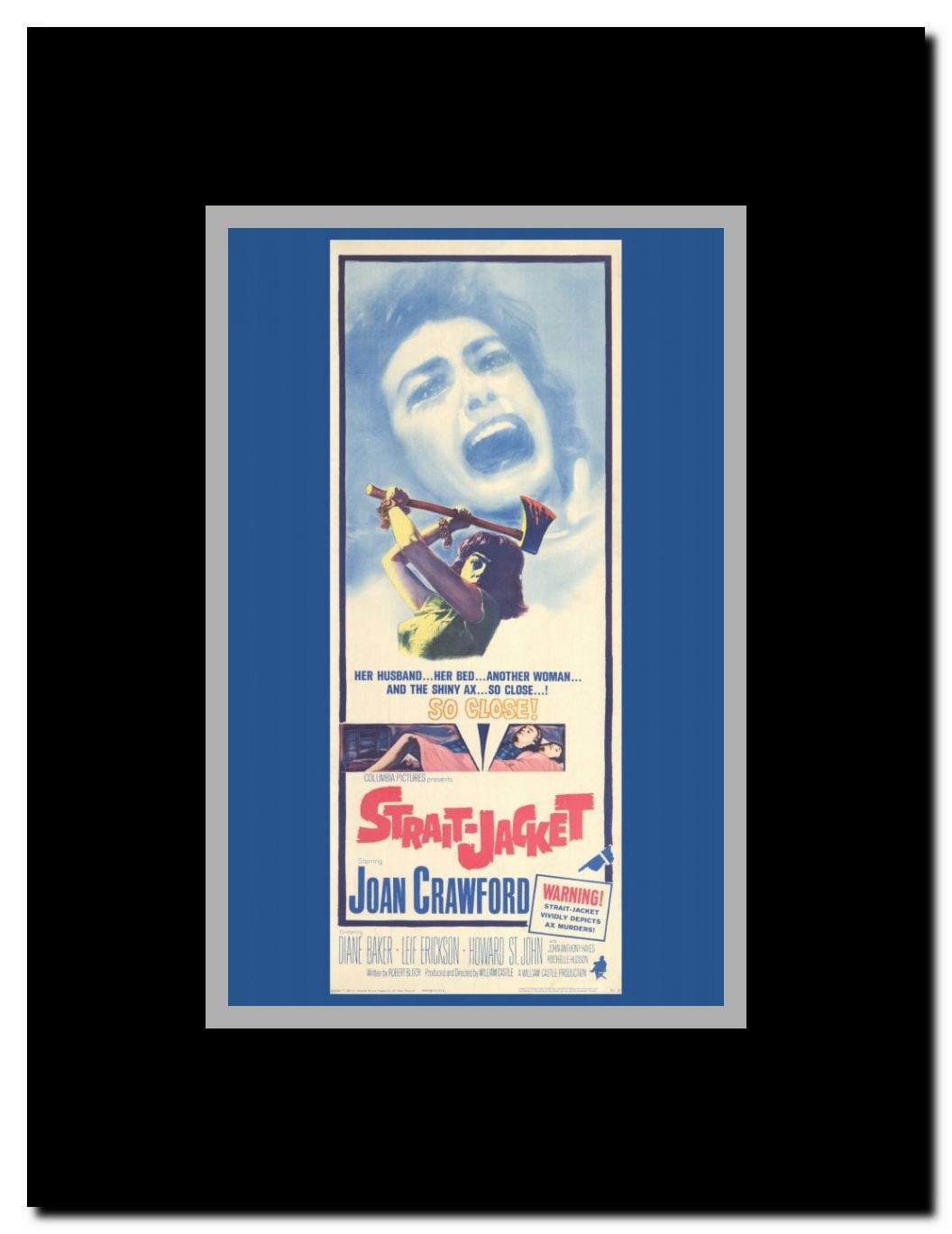 Strait-Jacket Framed Movie Poster