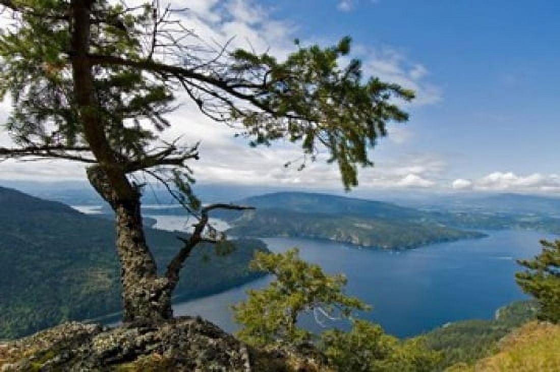 Strait of Georgia Salt Spring Isl British Columbia Canvas Art - Paul Colangelo DanitaDelimont (26 x 17)