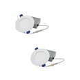 thumbnail image 1 of Strak LED 4-inch Integrated CCT Changeable 3k,4k,5k Dimmable LED Recessed Light Kit in White with Junction Box(Pack of 2), 1 of 1