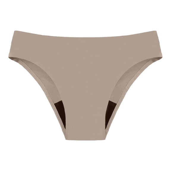 Stralyhd All Day Wear Period Swim Bottoms Leakproof Waterproof Bikini Brief Menstrual Bathing Suit Bottoms Khaki L