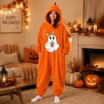 thumbnail image 1 of Stralyhd Midsummer Gather Couple Matching Onesies Halloween Party Pajamas Night Club Plush Jumpsuits Spooky Horror Matching Pajamas Yellow 3XL, 1 of 5