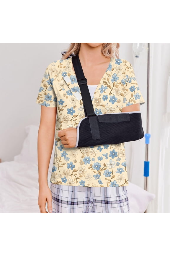 Post Surgery Shirts for Women Short Sleeve Tear Away Tops with Drain Pockets After Rotator Cuff Shirts Shoulder Surgery Shirts for Women Adaptive Clothing Earthy Yellow 2XL