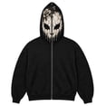 thumbnail image 1 of Stralyhd Trick or Treat Hoodies Halloween Party Sweatshirt Ghost Hoodies Ghost Face Pattern Hooded Sweatshirt White XL, 1 of 3