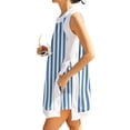 thumbnail image 1 of Stralyhd Women's 2 Piece Lounge Set 2026 Summer Loose Set Dressy Casual Shorts Outfits Beach Vacation Matching Set with Pockets Blue M, 1 of 5