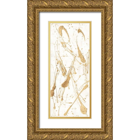 Stramel, Renee W. 10x18 Gold Ornate Wood Framed with Double Matting Museum Art Print Titled - Indulgence I