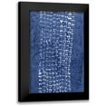 thumbnail image 1 of Stramel, Renee W. 11x14 Black Modern Framed Museum Art Print Titled - Indigo Primitive Patterns IX, 1 of 5